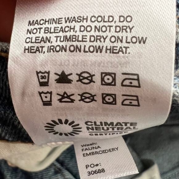 Reformation Charlie High Rise Jean Shorts Size 30 - Picture 9 of 11